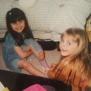 parisa-and-friend-as-children-what-is-misophonia-by-healthista-com