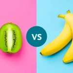 مقایسه کیوی و موز: کدام‌یک پتاسیم بیشتری دارد؟