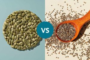 تفاوت دانه کدو و دانه چیا: کدام برای فیبر، منیزیم و پروتئین بهتر است؟