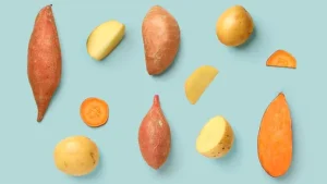 🥔 مقایسه سیب‌زمینی شیرین و سیب‌زمینی سفید: ارزش تغذیه‌ای و تأثیرات بر سلامتی