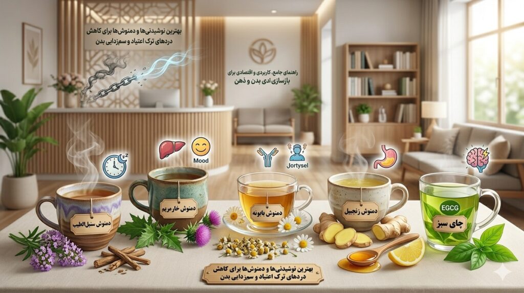 بهترین دمنوش ها برای ترک اعتیاد و سم زدایی بدن
