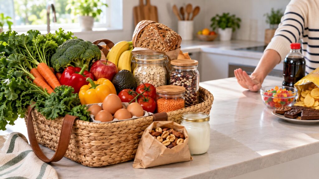 سبد خرید سالم از سوپرمارکت؛ چه بخریم و چه چیزی را کنار بگذاریم