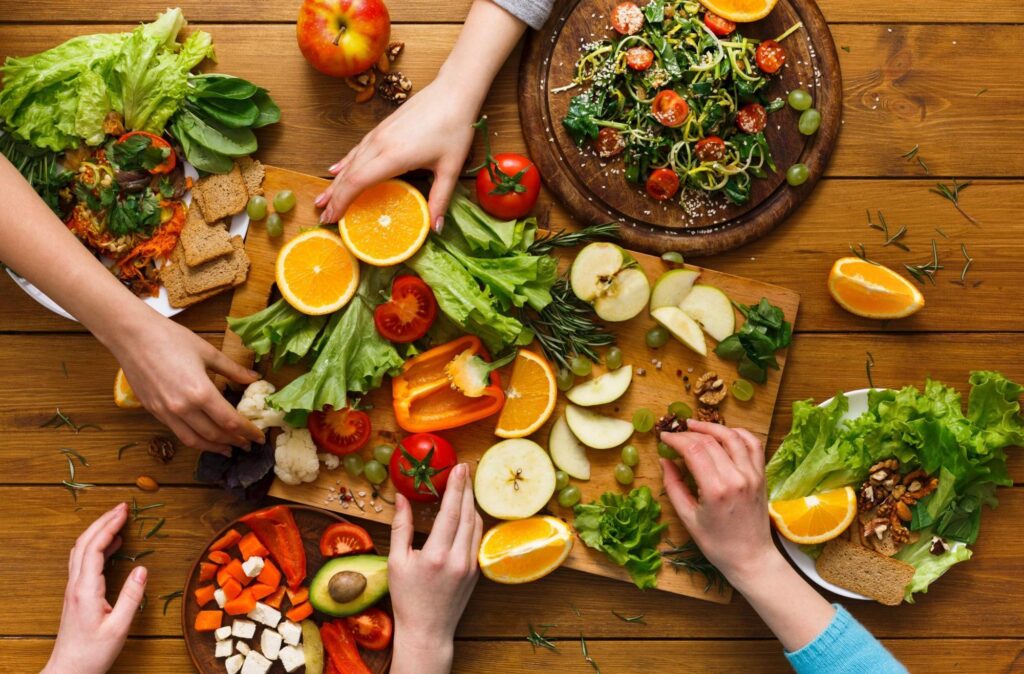 نمونه رژیم گیاهخواری